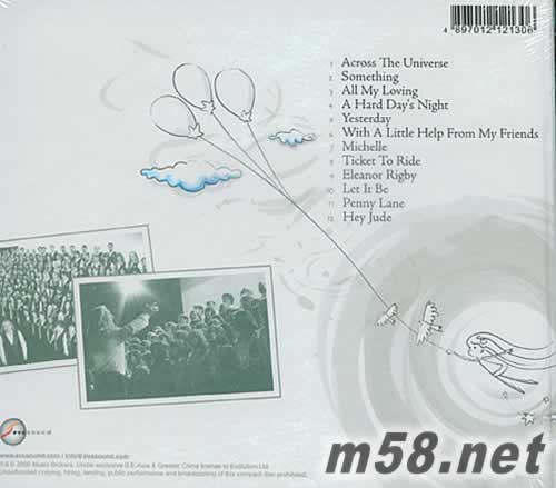 choral beatles專輯背面圖片