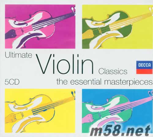 古典小提琴Ultimate Violin Classics(5CD套裝)專輯正面圖片