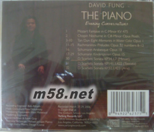 鋼琴技巧 THE PIANO專輯背面圖片