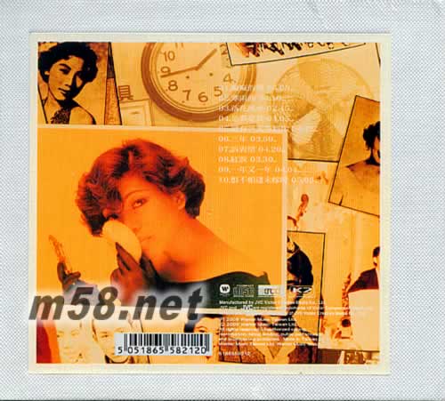 蔡琴老歌(XRCD)專輯背面圖片