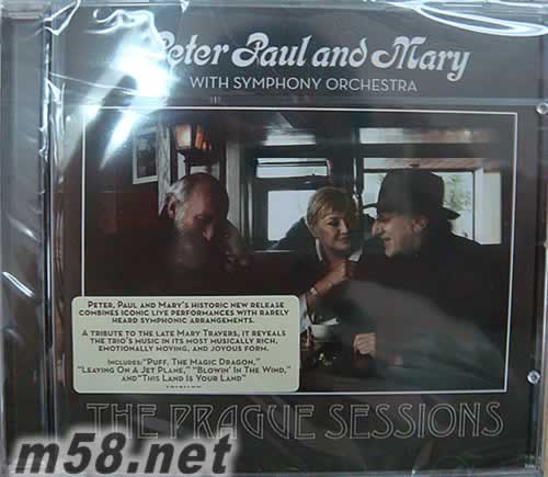 布拉格錄音THE PRAGUE SESSIONS民謠三重唱專輯正面圖片