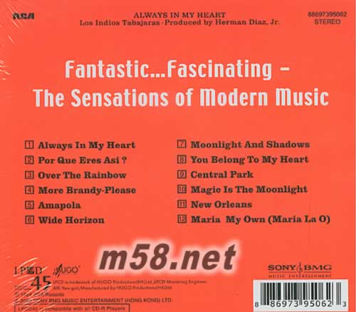 紅番吉他 LPCD45專輯背面圖片