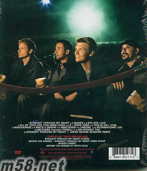 THIS IS US 亞洲巡迴旗艦版 CD+DVD專輯背面圖片