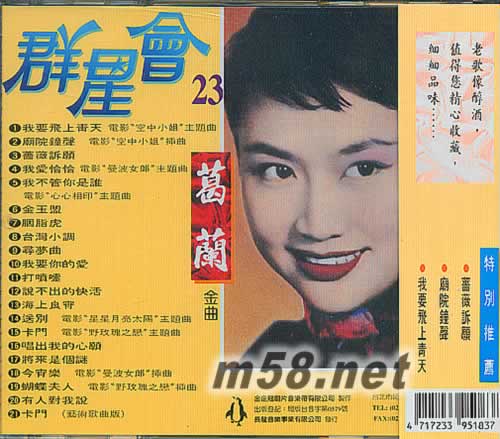 金曲 群星會 23專輯背面圖片