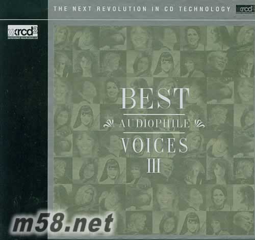 爵士紅伶BEST AUDIOPHILE VOICES第三輯 XRCD專輯正面圖片