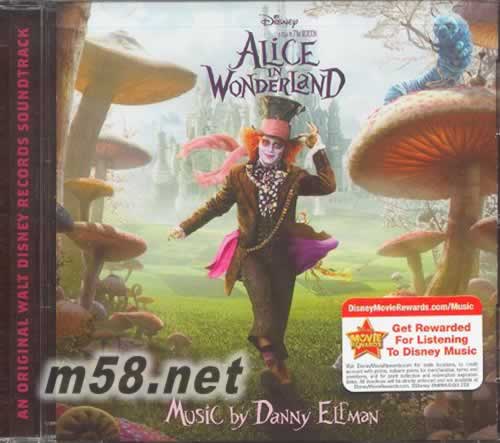 Alice In Wonderland 愛麗絲夢游仙境原聲碟 美國版專輯正面圖片