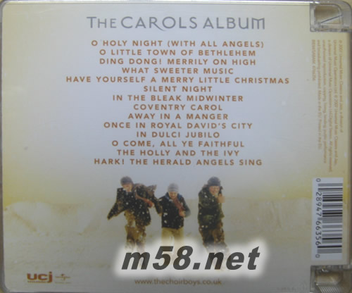 The Carols Album專輯背面圖片