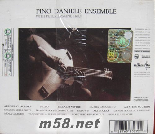 Passi d‘autore 歐版專輯背面圖片