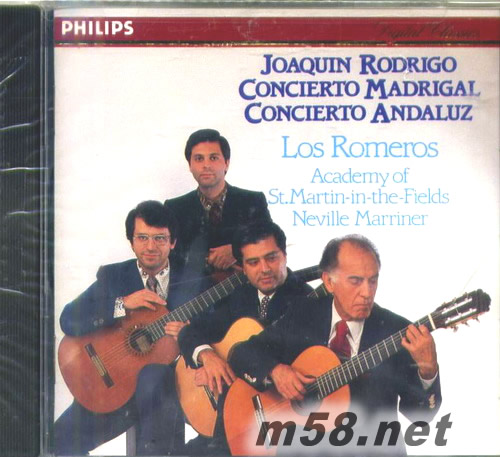 牧歌協奏曲與安達魯協奏曲 (美國版) Rodrigo: Concierto Madrigal, Concierto Andaluz (PHILIPS系列)專輯正面圖片