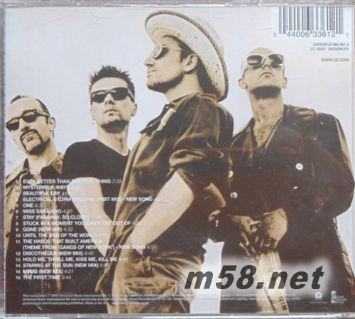 Best Of 1990-2000專輯背面圖片