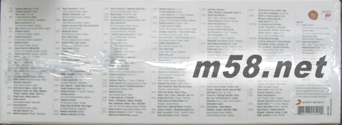 海飛茲-大全集(Jascha Heifetz-The Complete Album collection)豪華限量大套裝專輯背面圖片