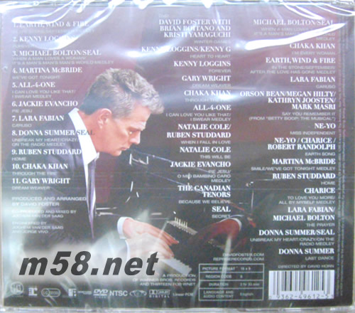 大衛與他的朋友們Hit Man Returns 歐版專輯背面圖片