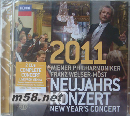 2011 Wiener Philharmoniker New Year’s Concert2011維也納新年音樂會(歐版)專輯正面圖片