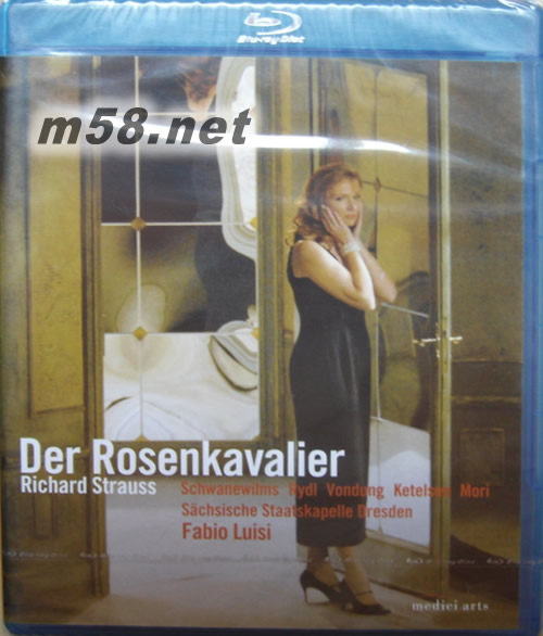 Der Rosenkavalier 施特勞斯 玫瑰騎士 藍光DVD專輯正面圖片