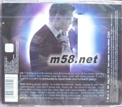 Caught In The Act 加版 CD+DVD專輯背面圖片