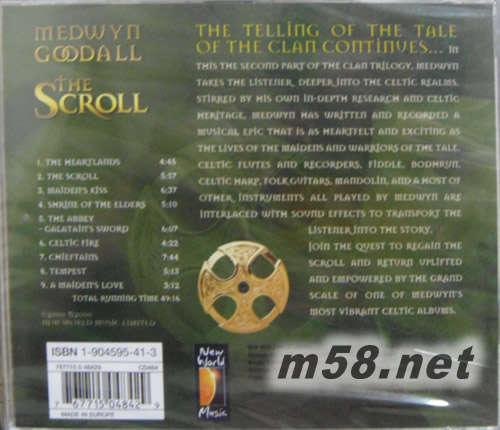 The Scroll專輯背面圖片