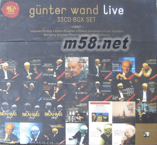 GUNTER WAND LIVE 33CD 套裝專輯背面圖片
