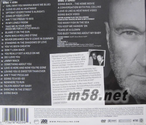 Going Back專輯背面圖片