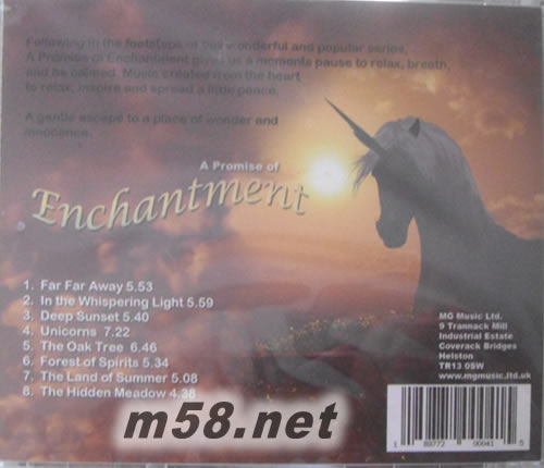 A Promise of Enchantment專輯背面圖片