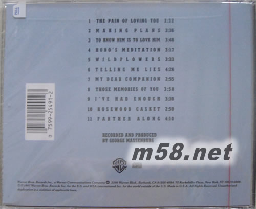 Dolly Parton / Emmylou Harris / Linda Ronstadt Trio(美版)專輯背面圖片