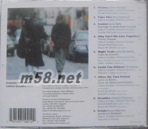 Meet Me In London 相約在倫敦專輯背面圖片