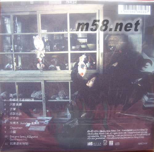 你 安安靜靜地 躲起來專輯背面圖片