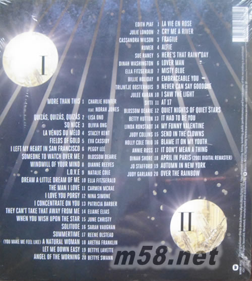 MISS JAZZ 40首爵士精選專輯背面圖片