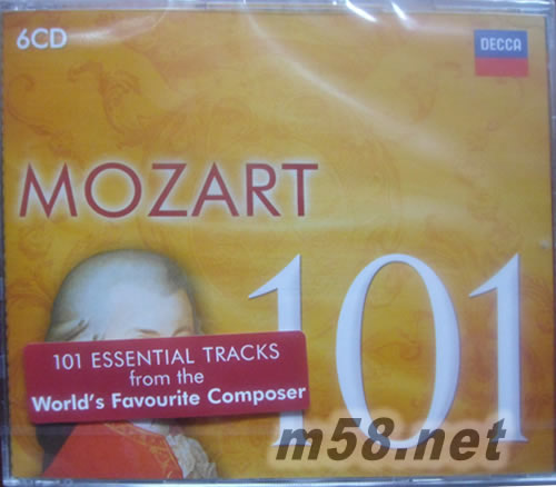 Mozart 101古典系列6CD套裝專輯正面圖片