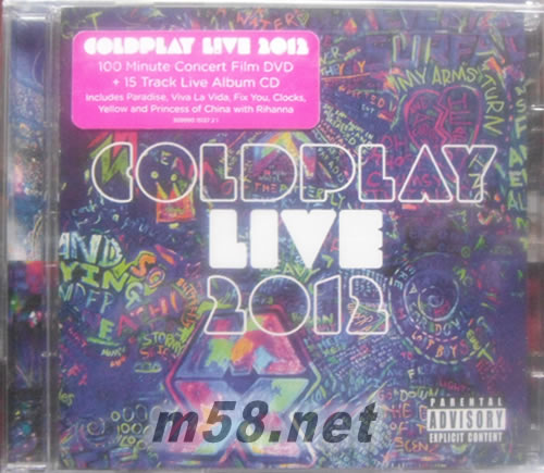Live 2012 (DVD+CD) 美版專輯正面圖片