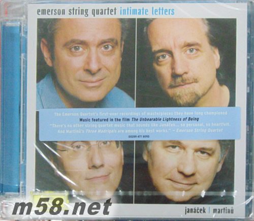 楊納杰克:第一&二號弦樂四重奏Janacek:String Quartet No.1專輯正面圖片