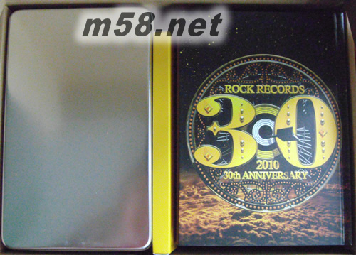 滾石30周年青春音樂記事簿 臺灣首批限量鐵盒裝套裝內部圖片
