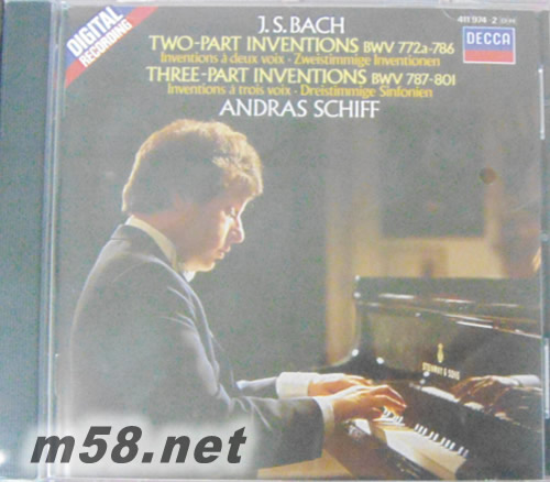 巴赫:二三聲部創意曲2-Part Invention & 3-Part Invention專輯正面圖片