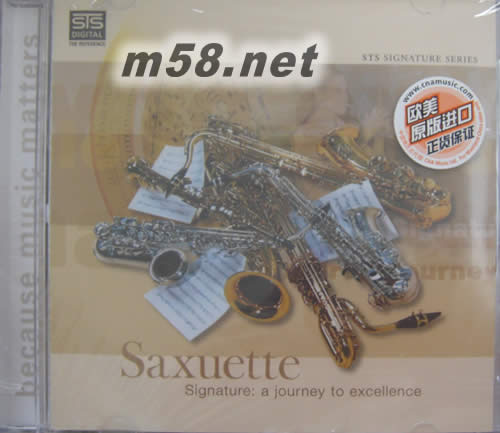 SAXUETTE SIGNATURE: A JOURNEY TO EXCELLENCE專輯正面圖片