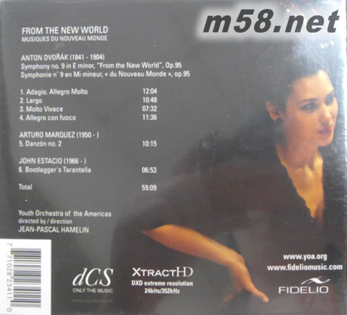 新世界FROM THE NEW WORLD DXD專輯背面圖片