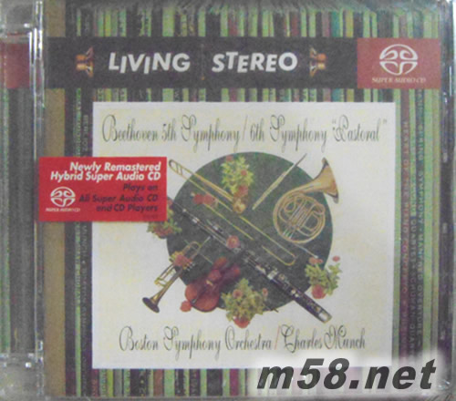 BEETHOVEN SYMPHONY NO.5 NO.6貝多芬:第五、六號交響曲(Living Stereo SACD特惠)專輯正面圖片