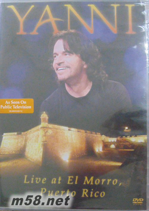 LIVE AT EL MORRO PUERTO RICO在波多黎各的現場演出DVDDVD正面圖片