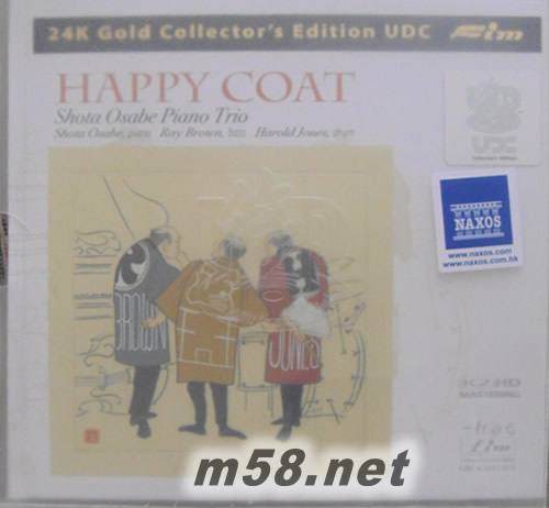 HAPPY COAT 鋼琴、貝絲、鼓三重奏 K2HD 御碟專輯正面圖片