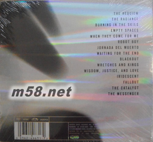 A Thousand Suns (CD+DVD豪華版)專輯背面圖片