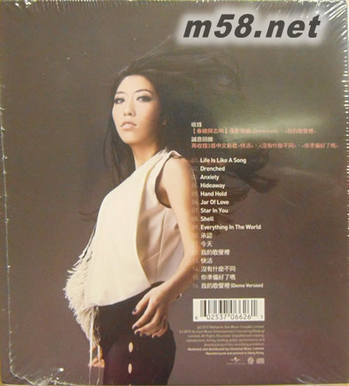 我的歌聲里Everything In The World (亞洲特別版)專輯背面圖片