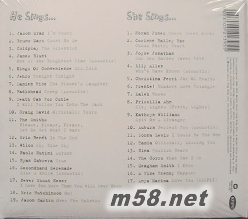 ACOUSTIC簡(jiǎn)單情歌專(zhuān)輯背面圖片