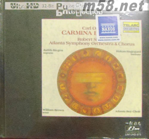 ORFF CARMINA BURANA 布蘭詩歌 卡門組曲 ULTRAHD專輯正面圖片