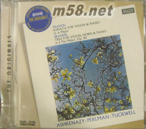 弗蘭克 小提琴與鋼琴 Franck: Sonata for Violin & Piano; Brahms: Trio for Violin, Horn & Piano 大禾花專輯正面圖片