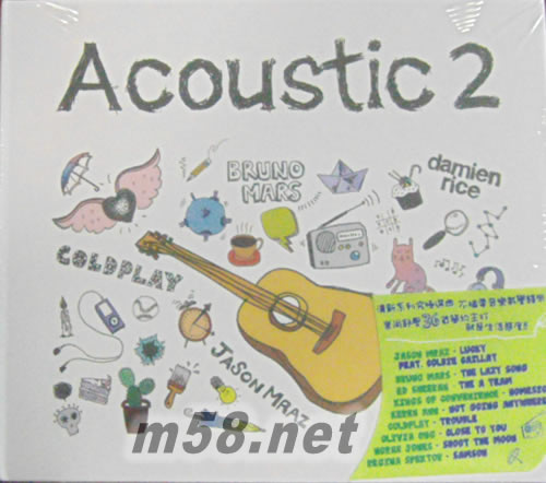 Acoustic 2 (群星36首白色封面)簡單情歌 2專輯正面圖片