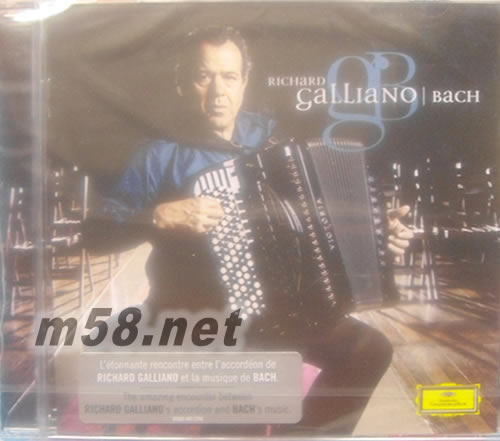 巴哈作品演奏Sebastian Bach:...on accordion專輯正面圖片