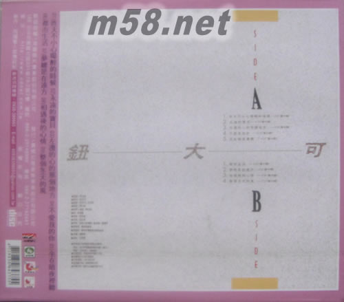 昨天不小心唱醉的時候專輯背面圖片