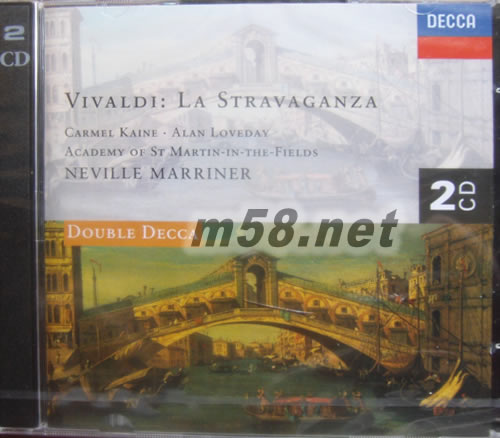 馬里納爵士 Sir Neville Marriner 韋瓦第:小提琴協奏曲奇異 Vivaldi:La Stravaganza專輯正面圖片