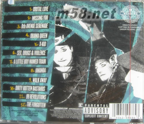 ITRE! 年輕歲月三部曲 3專(zhuān)輯背面圖片