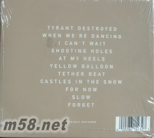 Forget 遺忘的時光專輯背面圖片