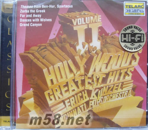 Hollywood’s Greatest Hits Volume 2專輯正面圖片