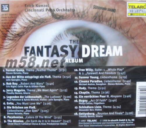 Beautiful Hollywood 美麗好萊塢電影音樂(lè)精選專輯背面圖片